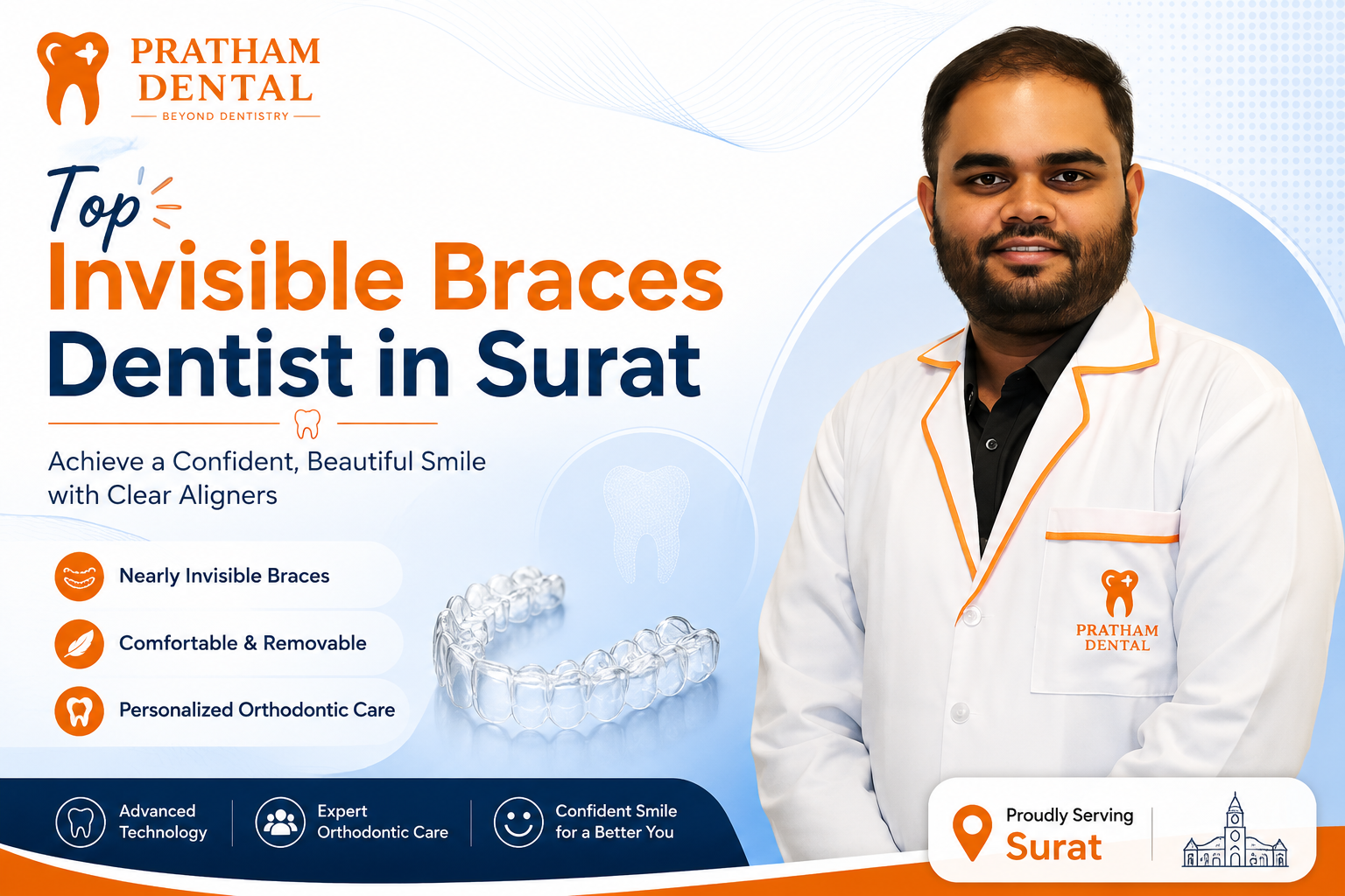 Top Invisible Braces Dentist in Surat